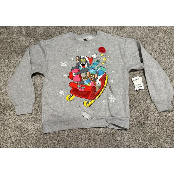 Tom & Jerry Ugly Christmas Sweatshirt‎ - Picture 2 of 5